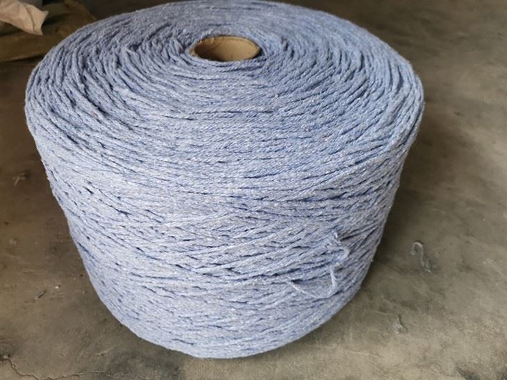 Twisted OE Recycled Cotton Yarn For Mop